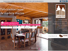 Tablet Screenshot of patagonialoghomes.com.ar